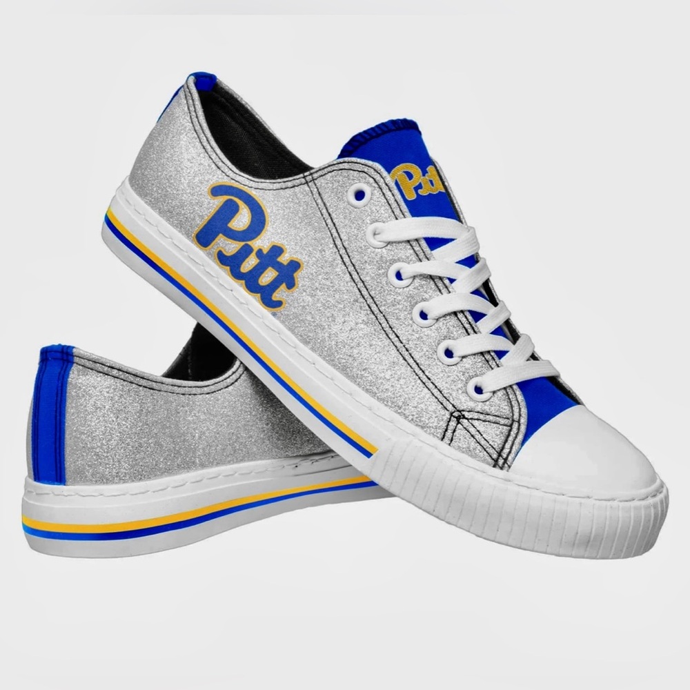 FOCO Pitt Sneakers Glitter Low Top sz 9 NWOT